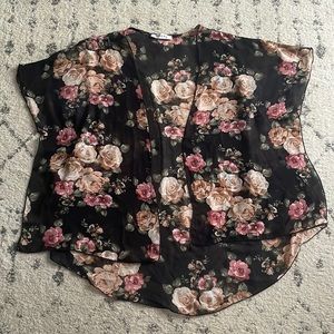 Floral shawl
